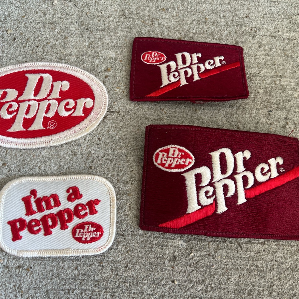 Vintage Dr Pepper patches